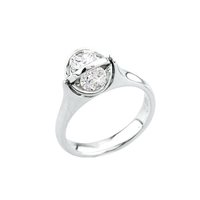 Anello 2Jewels Donna in Argento Cristallo 223044-17 - 223044-13
